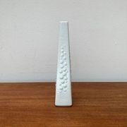 Vintage white porcelain vase from KPM Royal Porcelain, 1970s.