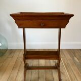 Bedside table / side cabinet in oak late nineteenth century