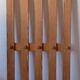 Vintage pine coat rack