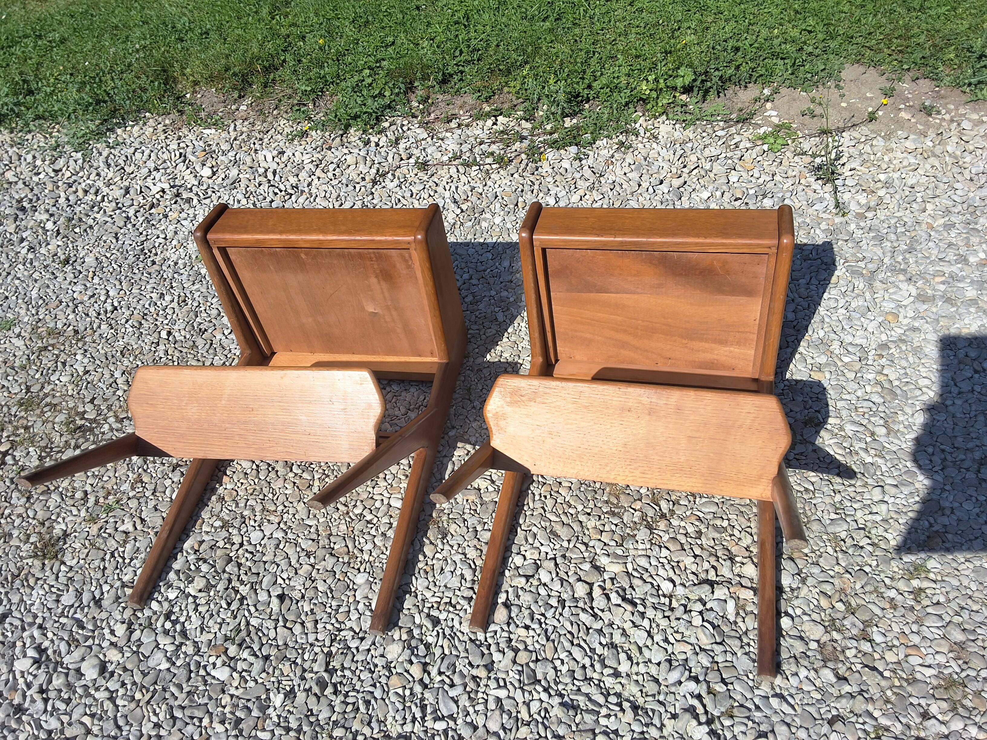 Compass leg bedside tables