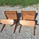 Compass leg bedside tables
