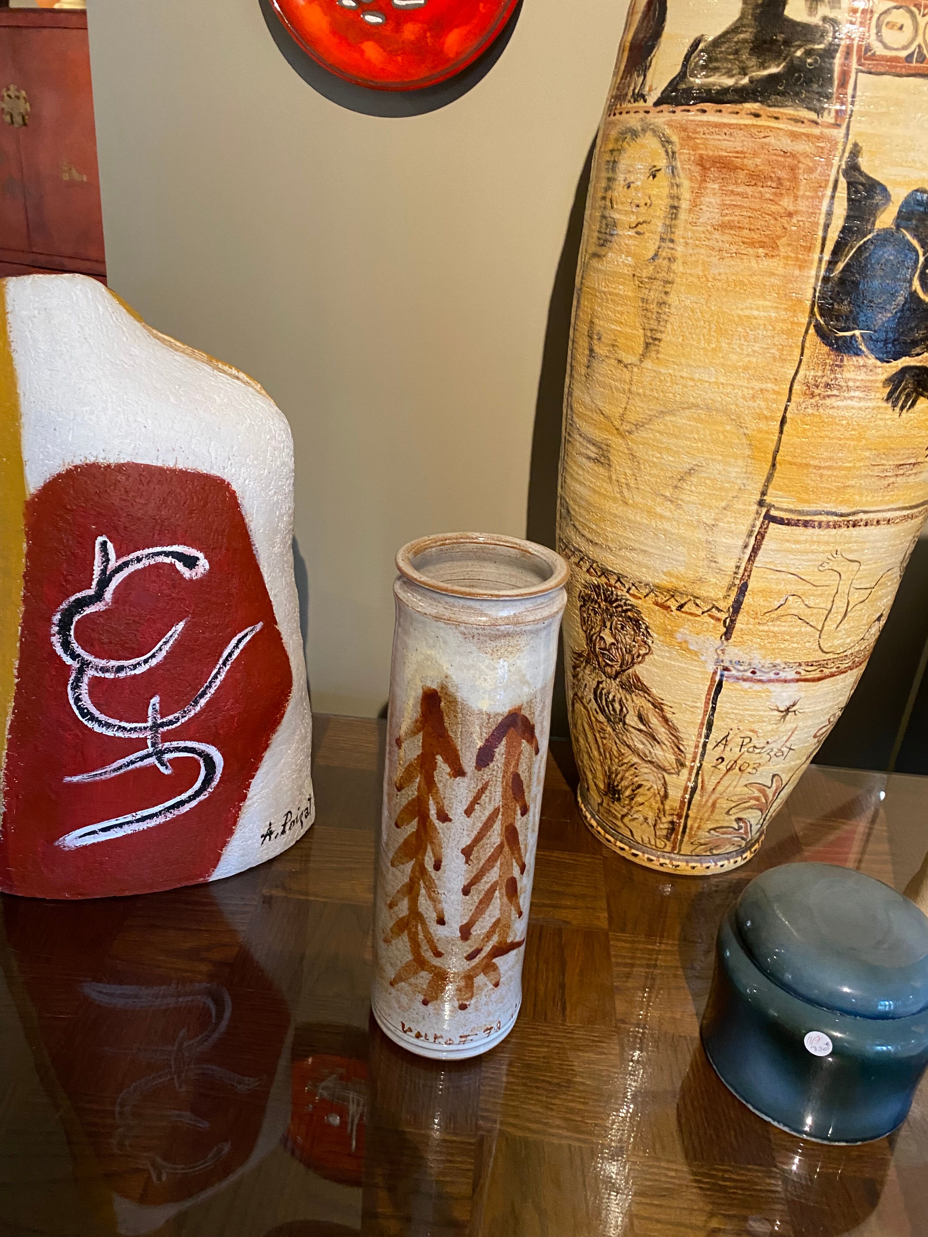 Volkof ceramic vase 1950s