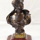 Buste en bronze par Felix Pierre Richard 19ème siècle