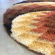 Vintage round carpet "space age" 170cm, 1970
