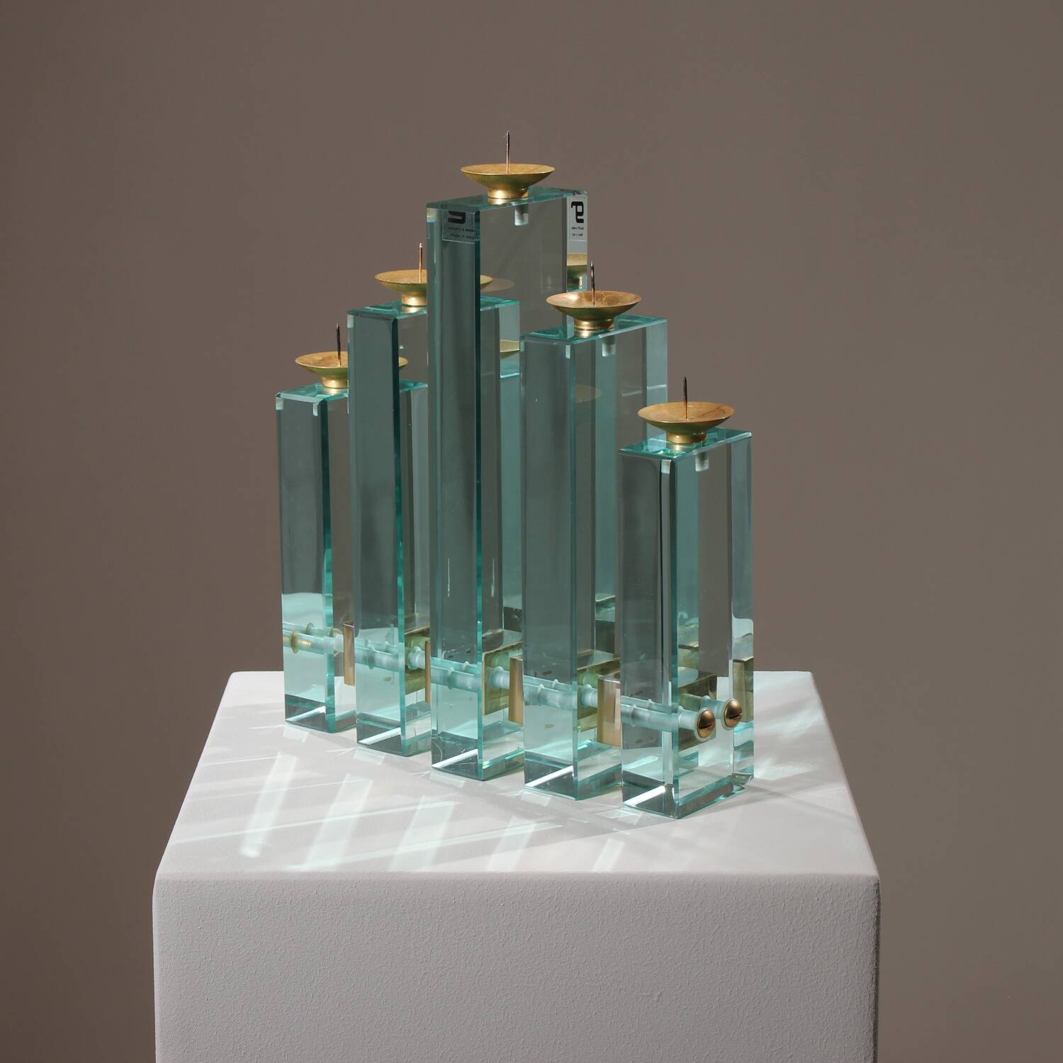 Sculptural Candle Holder by Luigi Massoni for Gallotti & Radice | Italy 198
