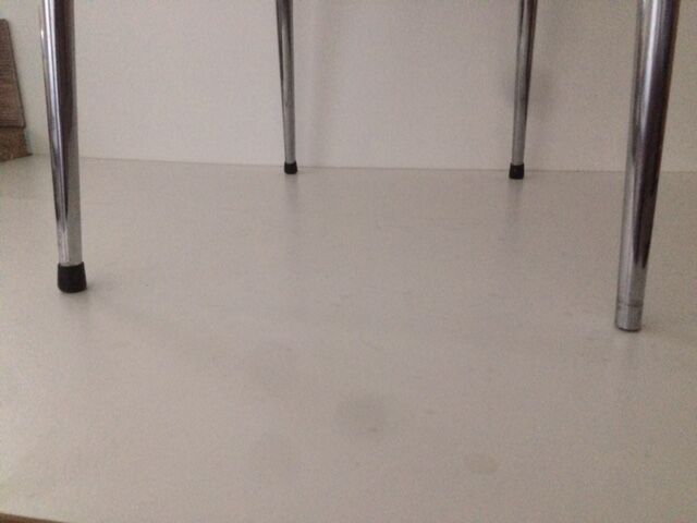 Yellow formica chairs
