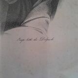 Old Lithograph Hortense by Delpech