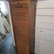 Oak curtain filing cabinet