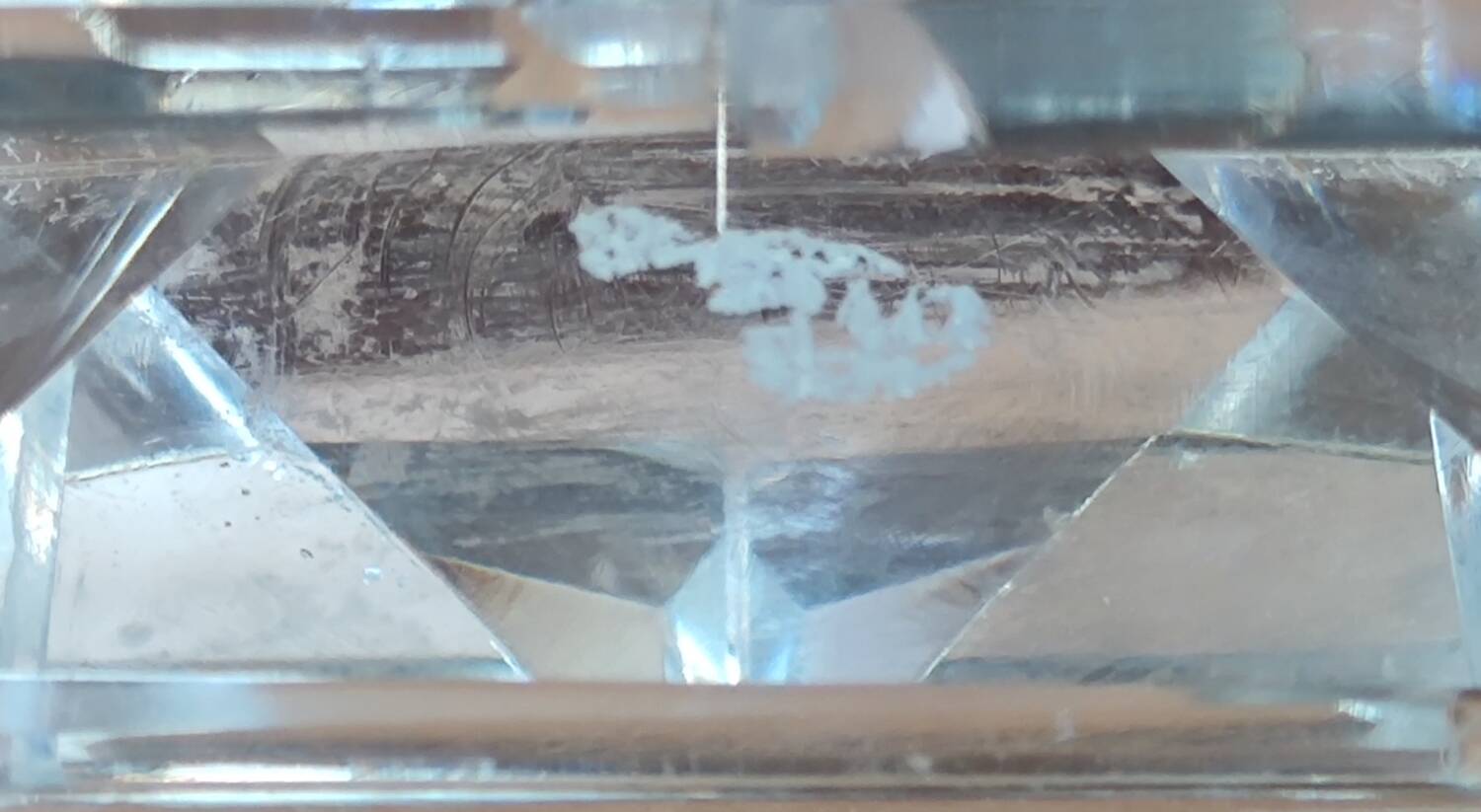 Old Swarovski crystal candle holder