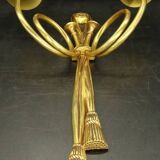Paire d'appliques aux cors de chasse style Louis XVI - Hettier & Vincent