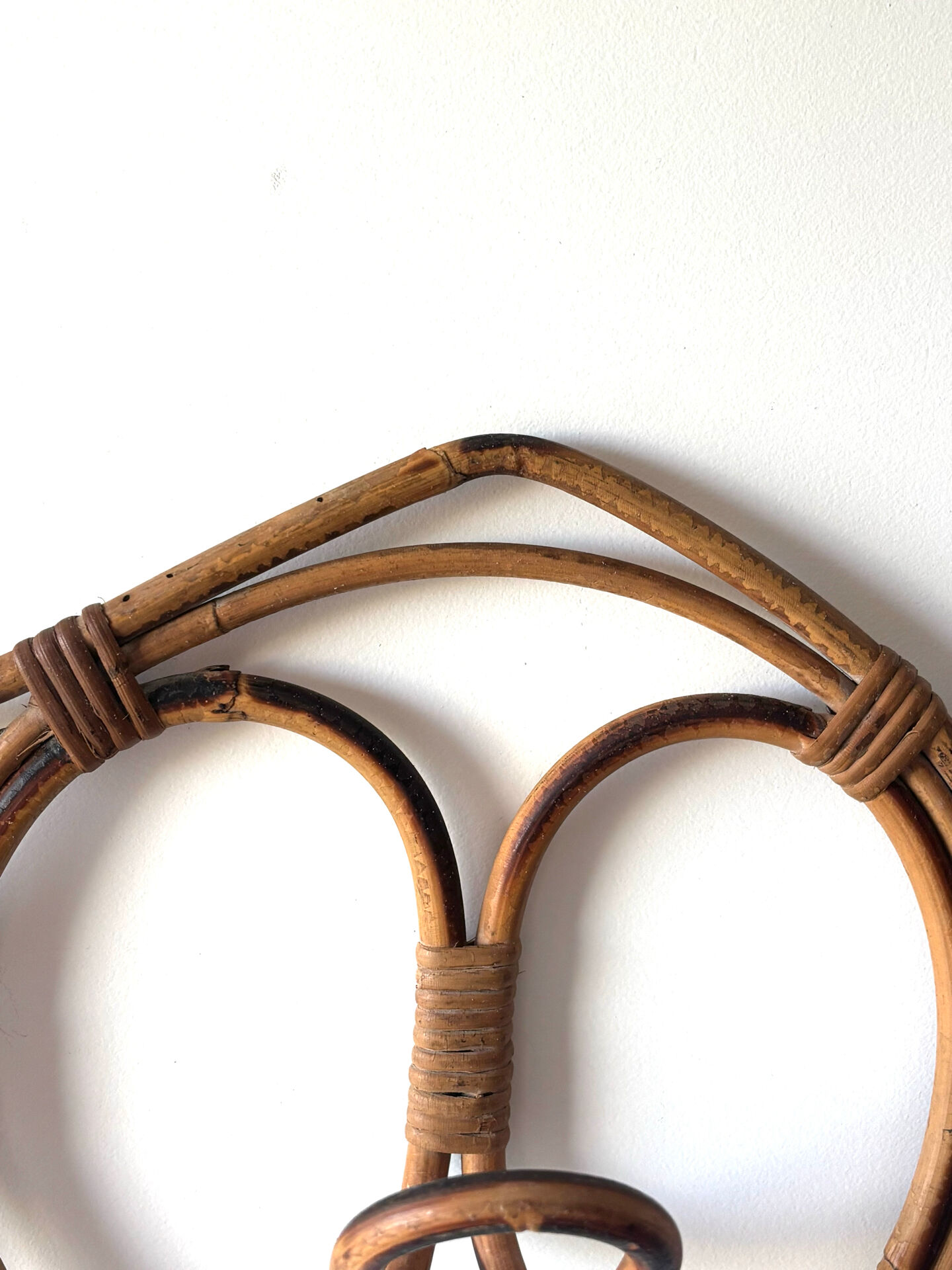 Porte manteaux en rotin Francisco Albini 1960