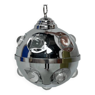 Vintage Space Age pendant lamp by Oscar Torlasco