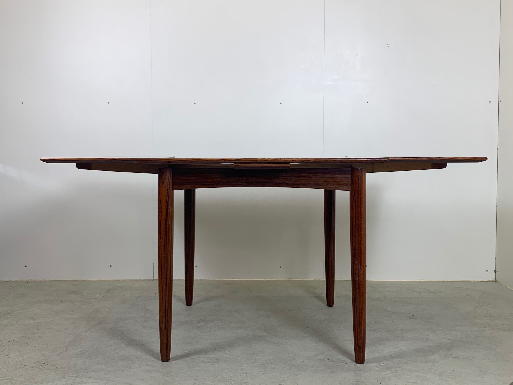 Square dining table in palisander by Lübke, 1960