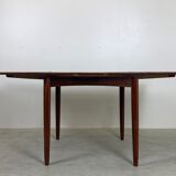 Square dining table in palisander by Lübke, 1960