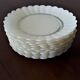 Set of 6 DURALEX glass dessert plates