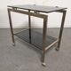 Dessert or side table on wheels from the 70s
