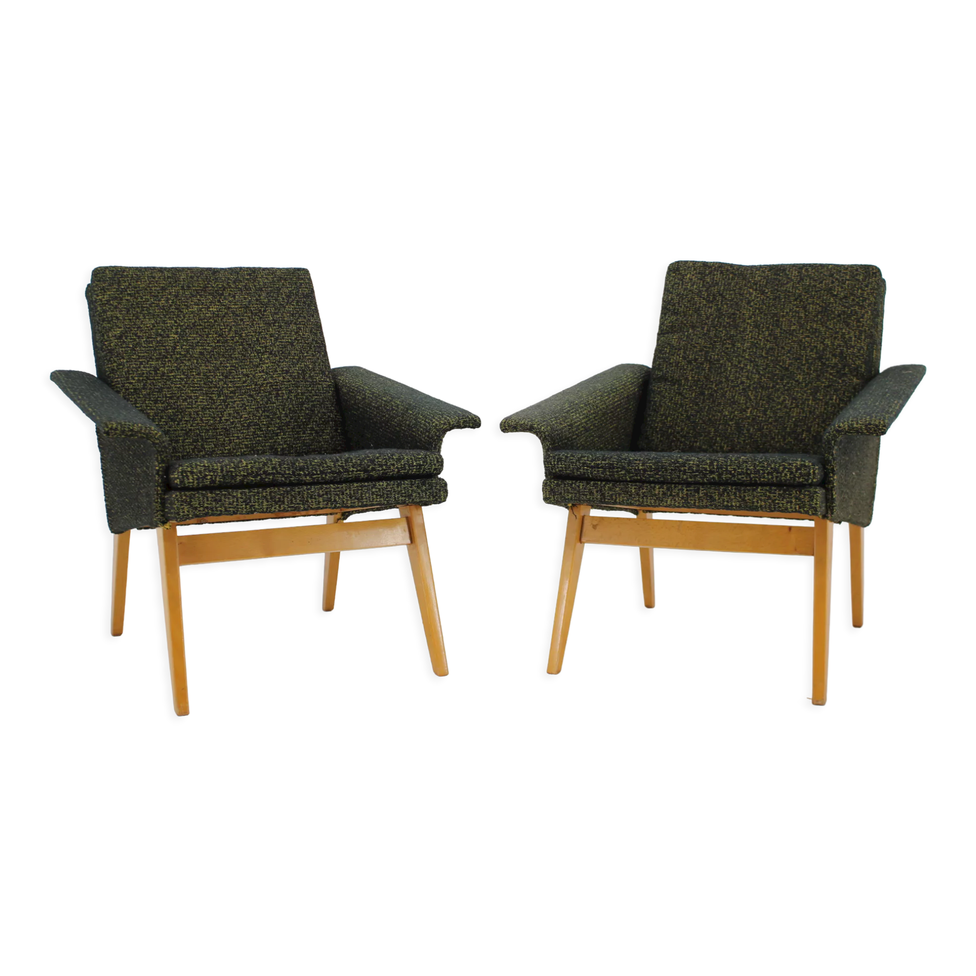 1960s Design Armchairs, Czechoslovakia