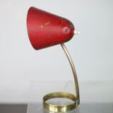 Red brass lamp 50's