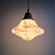 Art Deco suspension in marbled opaline, Scailmont (Belgium), 1920-30