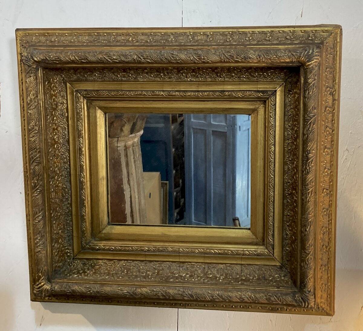 Gilded mirror - mercury glass - 52 x 46