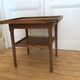 Antique coffee table with 2 tiers