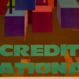 Jean Gadaud Poster, Credit National Loan for Industry 1973