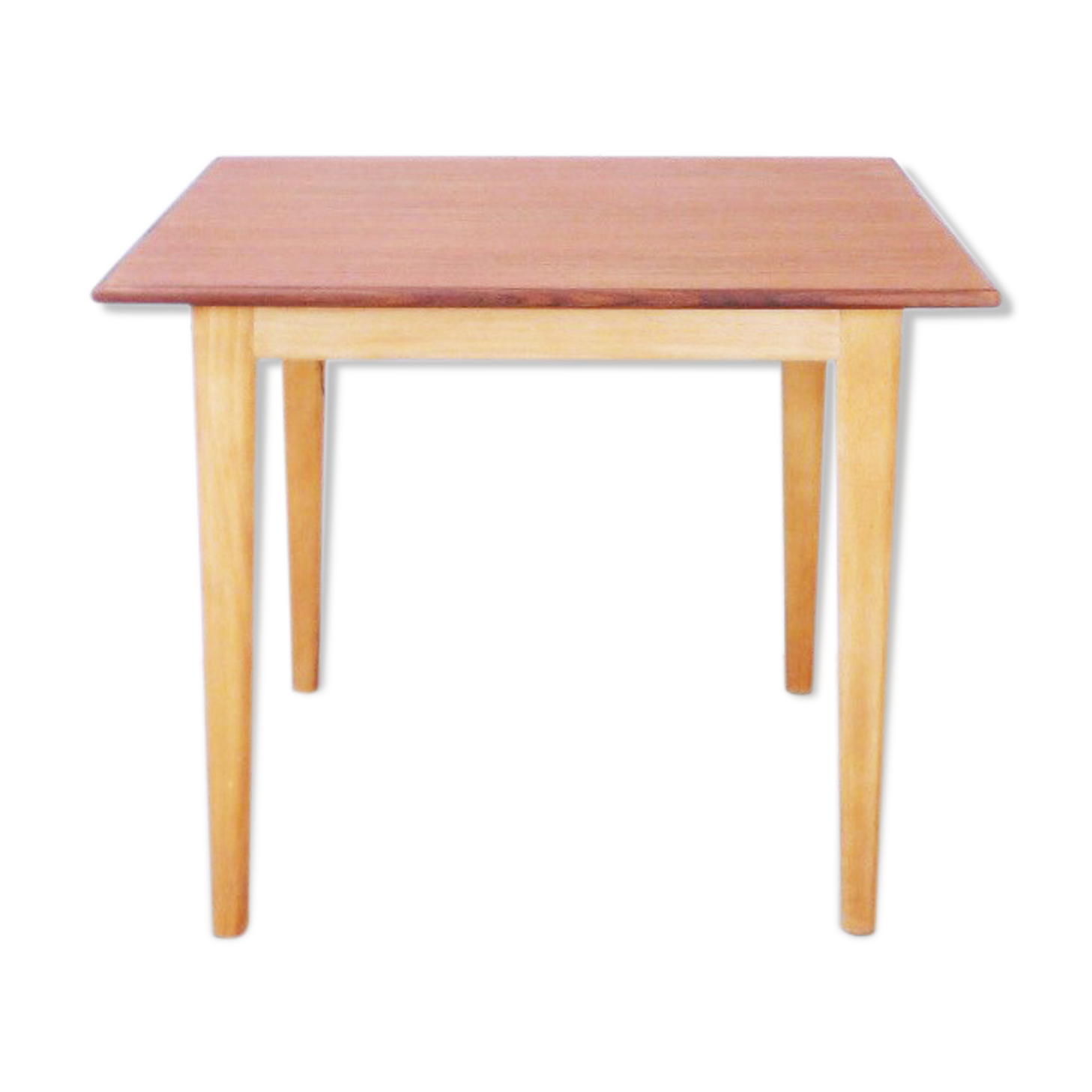 Coffee table bedside or extra in teak and birch