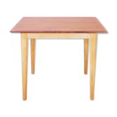 Coffee table bedside or extra in teak and birch