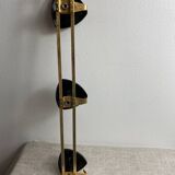 1960s wall-mounted coat rack with 3 hooks