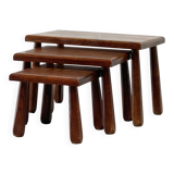 Brutalist nesting tables