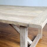Farm table in solid old oak - Millau 300 by 100 cm