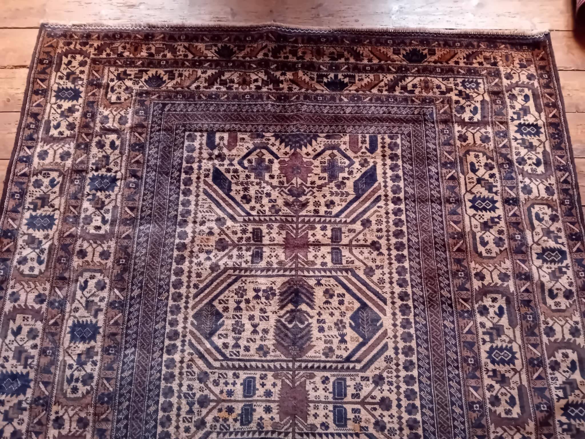 Tapis Beloutch Afghan fait main 283x209cm