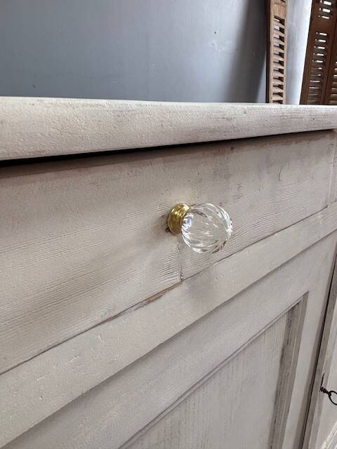 pretty Parisian sideboard with its white patina