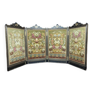 Paravent ancien de style - panneaux