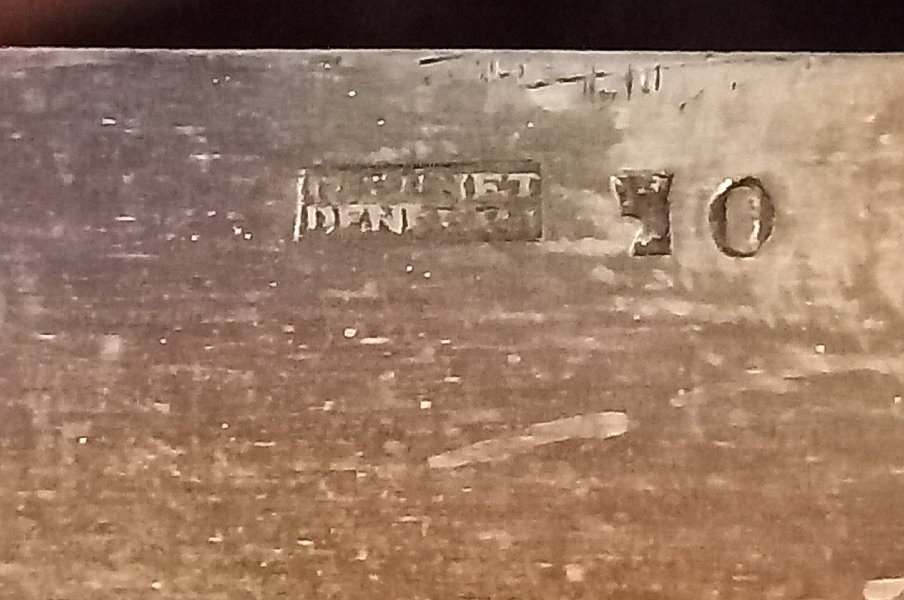 Large serving tray stamped Ravinet d'Enfert, Art Deco period