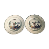 Belgian porcelain plates Boch La Louvière
