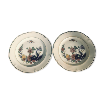 Assiettes porcelaine belge Boch La Louvière