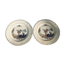 Assiettes porcelaine belge Boch La Louvière