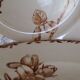 Antique brown Oxford model plate, HB - Choisy-le-Ro Co., 1900s