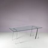 1970s “T07” Trestle dining table by Peter Ghyczy, Netherlands
