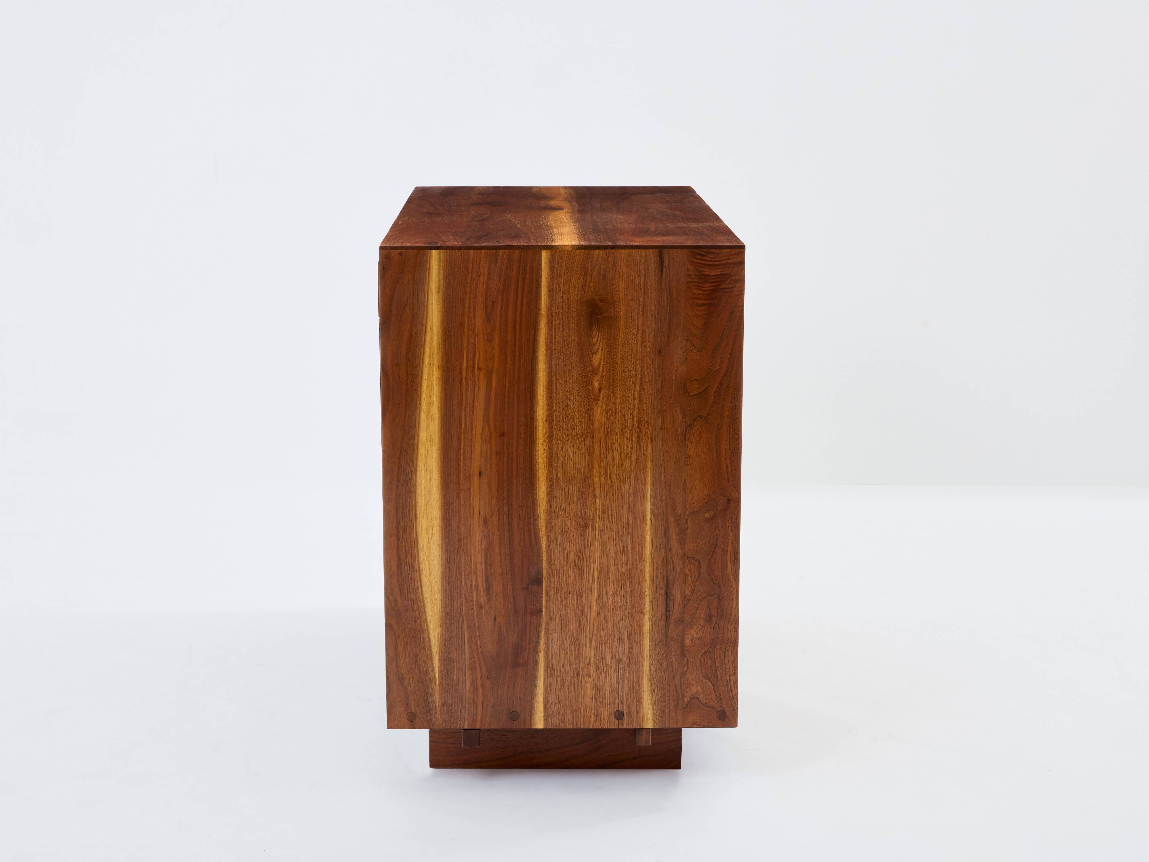 George Nakashima American black walnut chest of drawers 1955