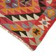 Turkish Handwoven Vintage Herki Kilim 88 cm x 334 cm