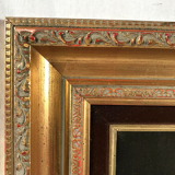 Oil on canvas, still life by Dubouchet