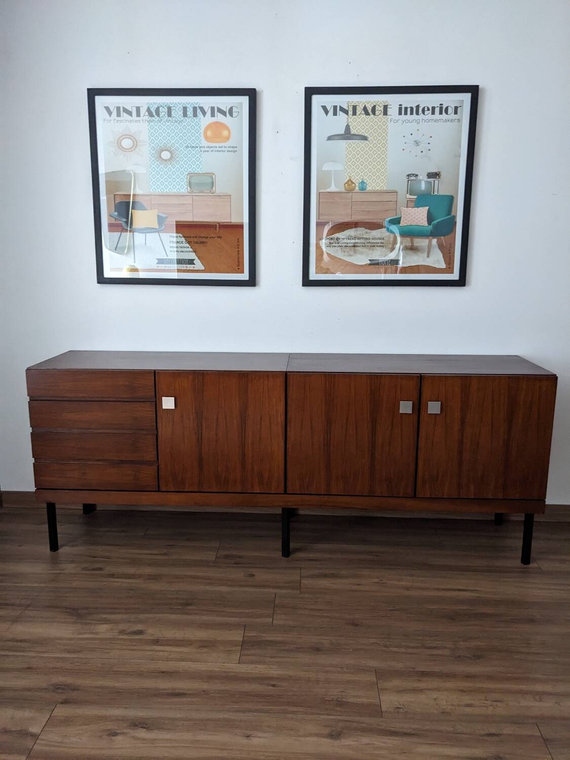 Vintage Scandinavian design sideboard