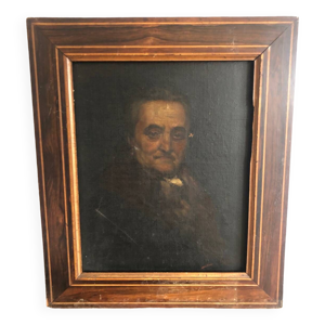 Portrait d’homme huile - toile