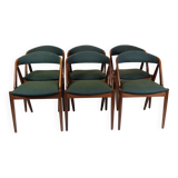 Set Of 6 Dining Room Chair Model 31 Made In Teak By Kai Kristiansen From 1950s