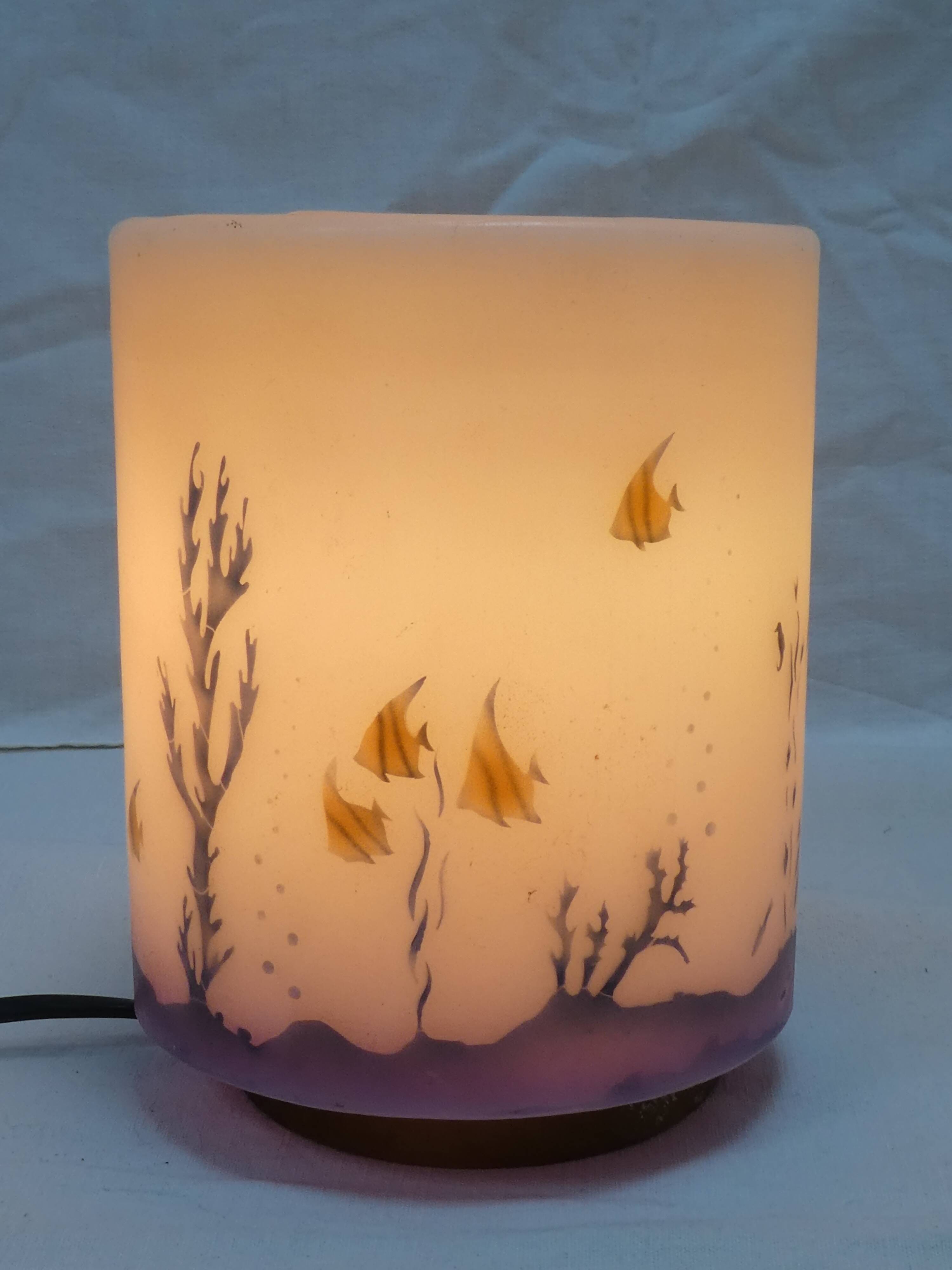 Vintage children's night light decor from the seabed