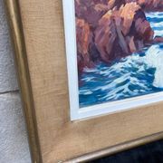 Framed “Cap Ferrat” oil painting