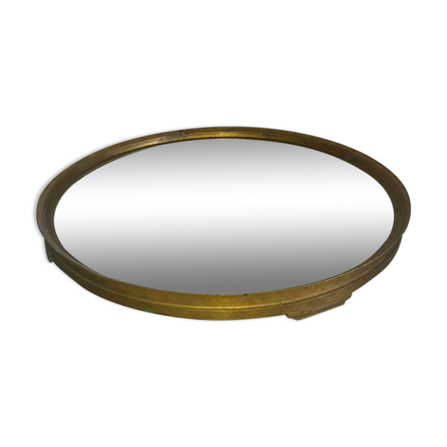 19th century bronze and mirror table centre