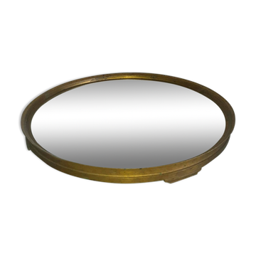 Centre de table bronze et miroir XIXe siecle